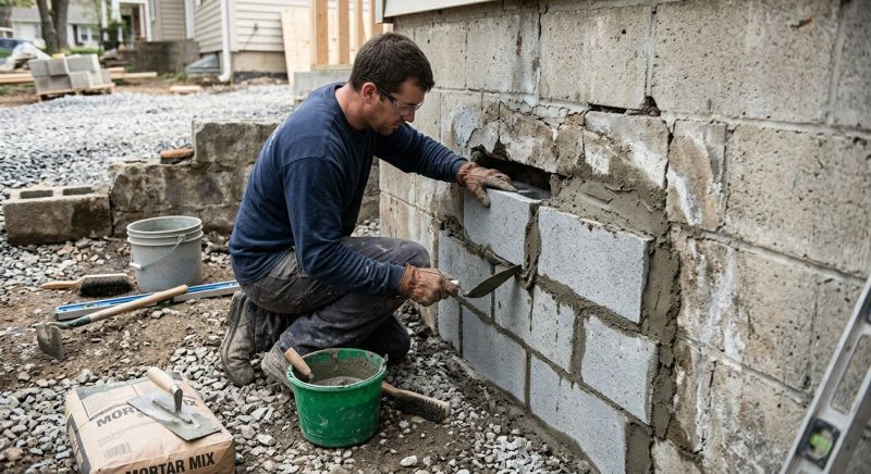 Block Wall Repair in Prairie View, TX