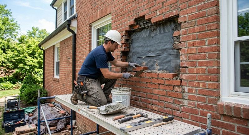 Brick Flatwork Repair in Cypress, TX