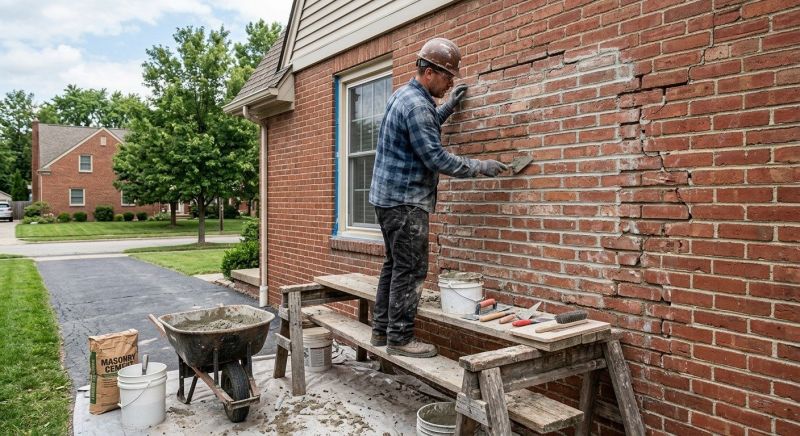 Brick Flatwork Repair in Waller, TX