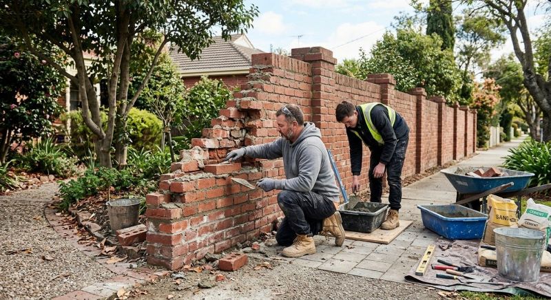 Brick Wall Repair in Spring, TX