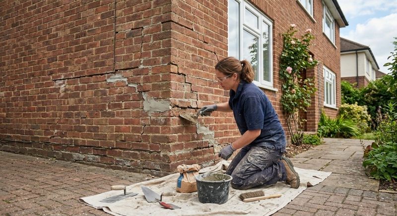 Brick Wall Repair in Tomball, TX