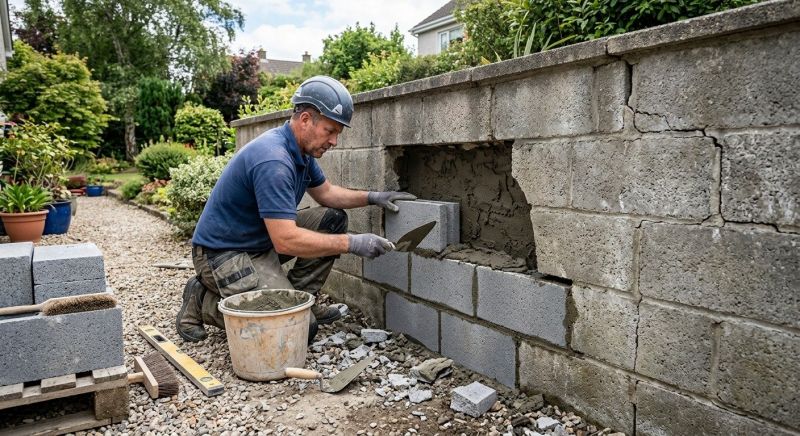 Concrete Block Repair in Waller, TX