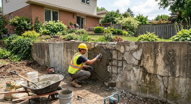 Retaining Wall Repair in Brookshire, TX