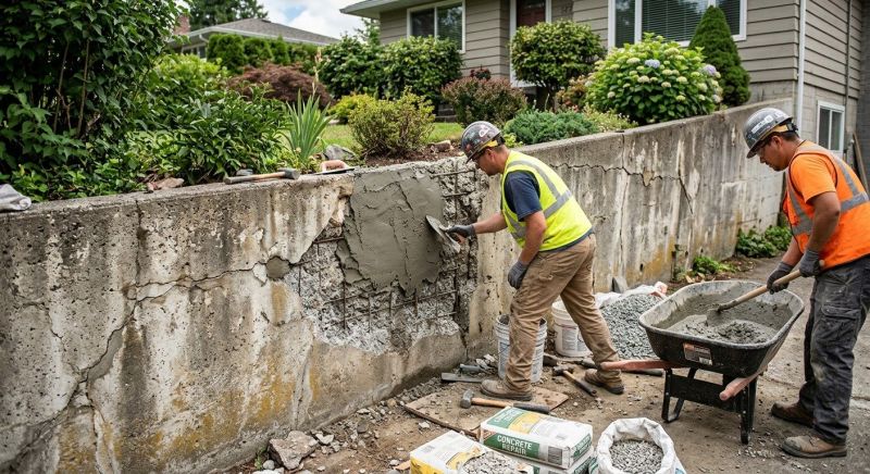Retaining Wall Repair in Tomball, TX
