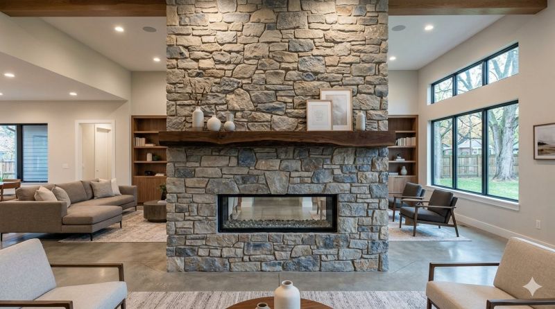 Stone Chimney Installation in Magnolia, TX